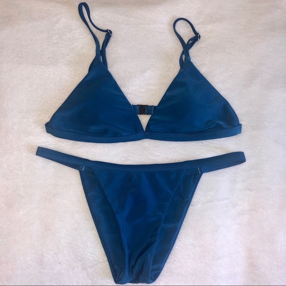 Zaful Other - Zaful/CupShe cheeky blue bikini NWOT